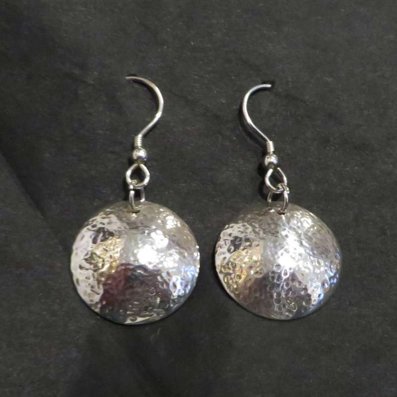 Hammered Dome Earrings II
